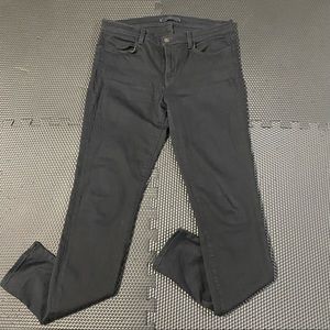 J Brand Super Skinny Hewson Denim Jeans Womens Size 29 Black Straight Leg